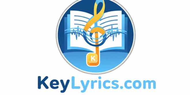 a logo for keylyrics.com