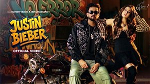 Justin Bieber Lyrics in Hindi – Elvish Yadav | बलमा ऐनक काली पहन के लागे जस्टिन बीबर तू